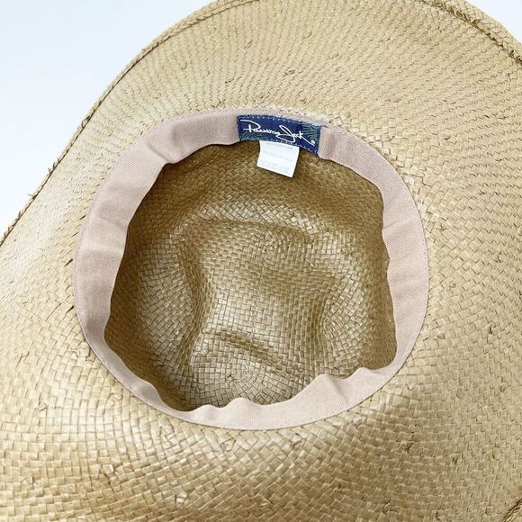 Panama Jack Straw Paper Hat Beach Sun Floppy Hat Women’s One Size Fits Most - Picture 7 of 8